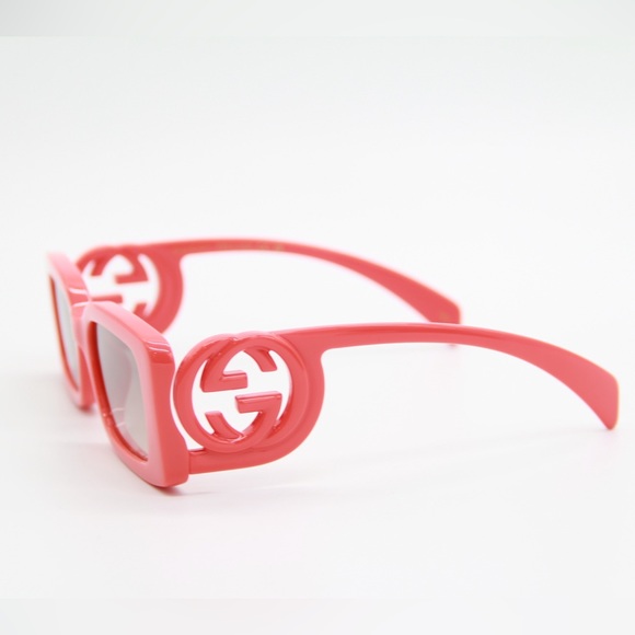 NEW GUCCI GG1325S 005 SQUARE RED WOMEN SUNGLASSES GUCCI - Picture 5 of 15